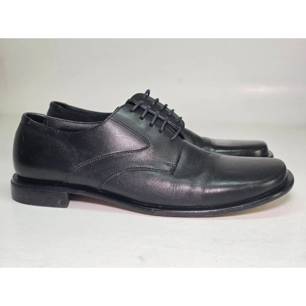 BCBG Paris Men's Dress Shoes Size‎ 8.5 D Black Leather Oxford Classic Lace Up